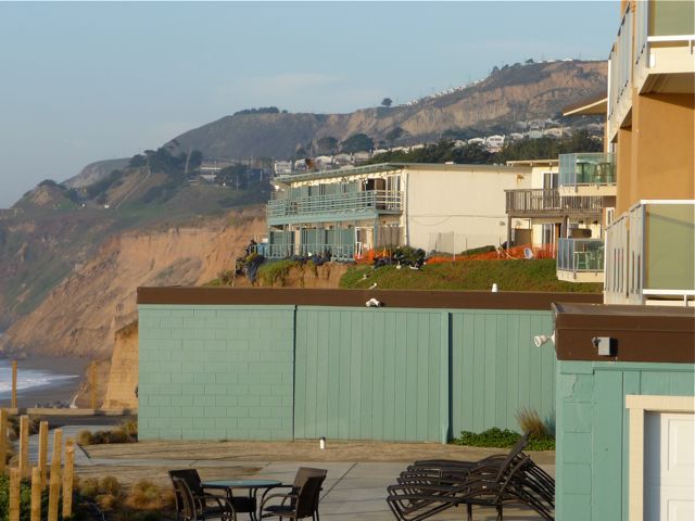 330 Esplanade Drive in the distance